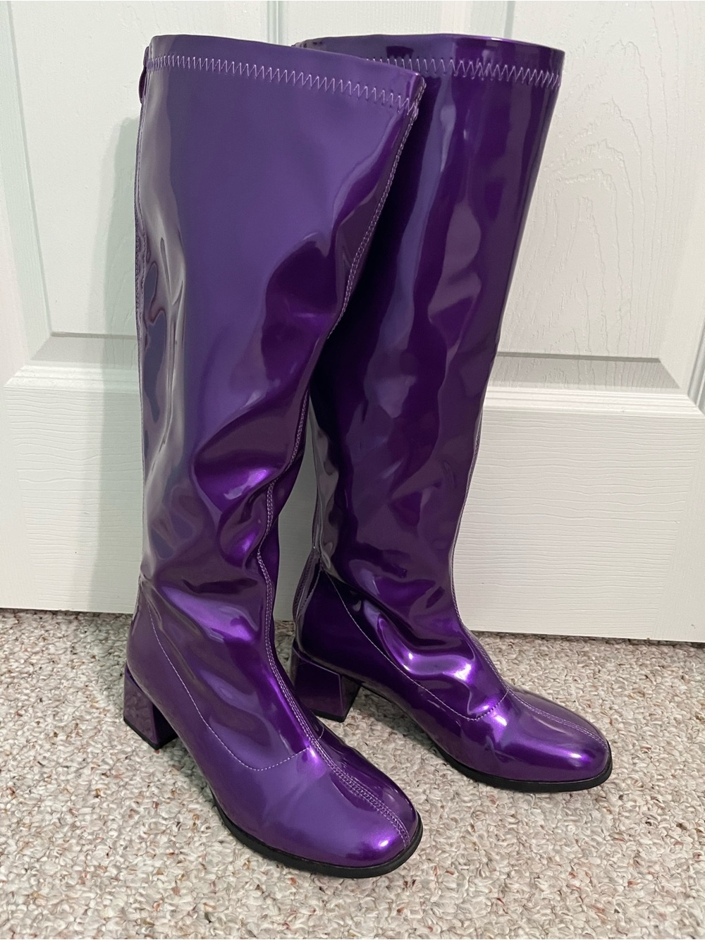 Purple Go-Go Knee-High Women's Boots